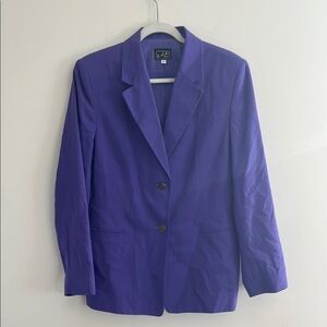 L.J.L. Sport Blazer Preppy Old Money Prep School Academia Purple Vintage Classic